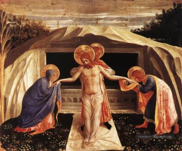 Mise au tombeau Renaissance Fra Angelico Peinture à l'huile